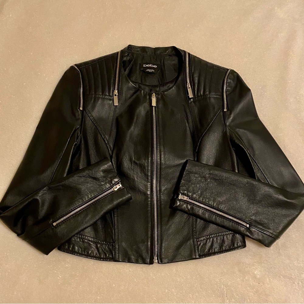 Bebe leather jacket - Picture 2 of 6